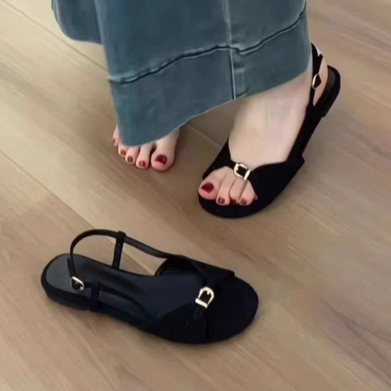 Women Cozy Flat Sandals Casual Summer Shoes