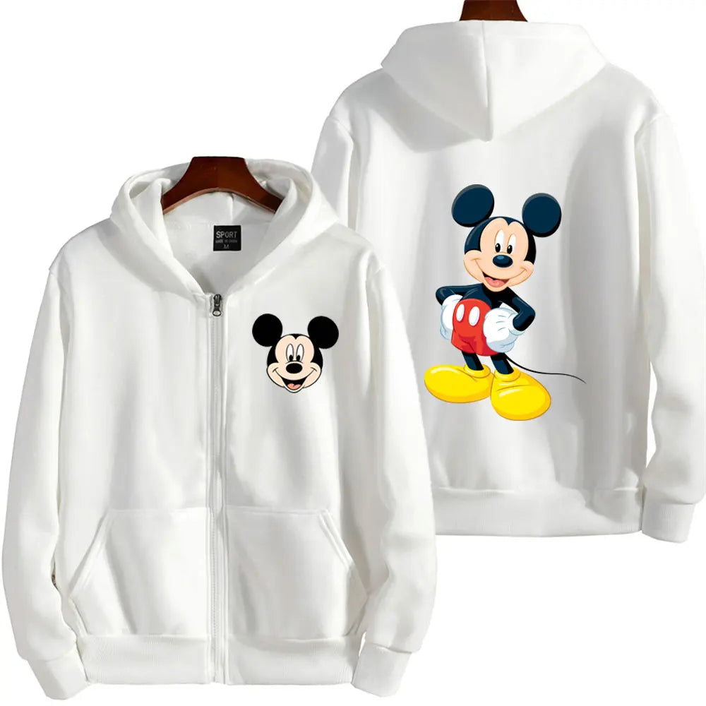 Oversized Mickey Zip Hoodie