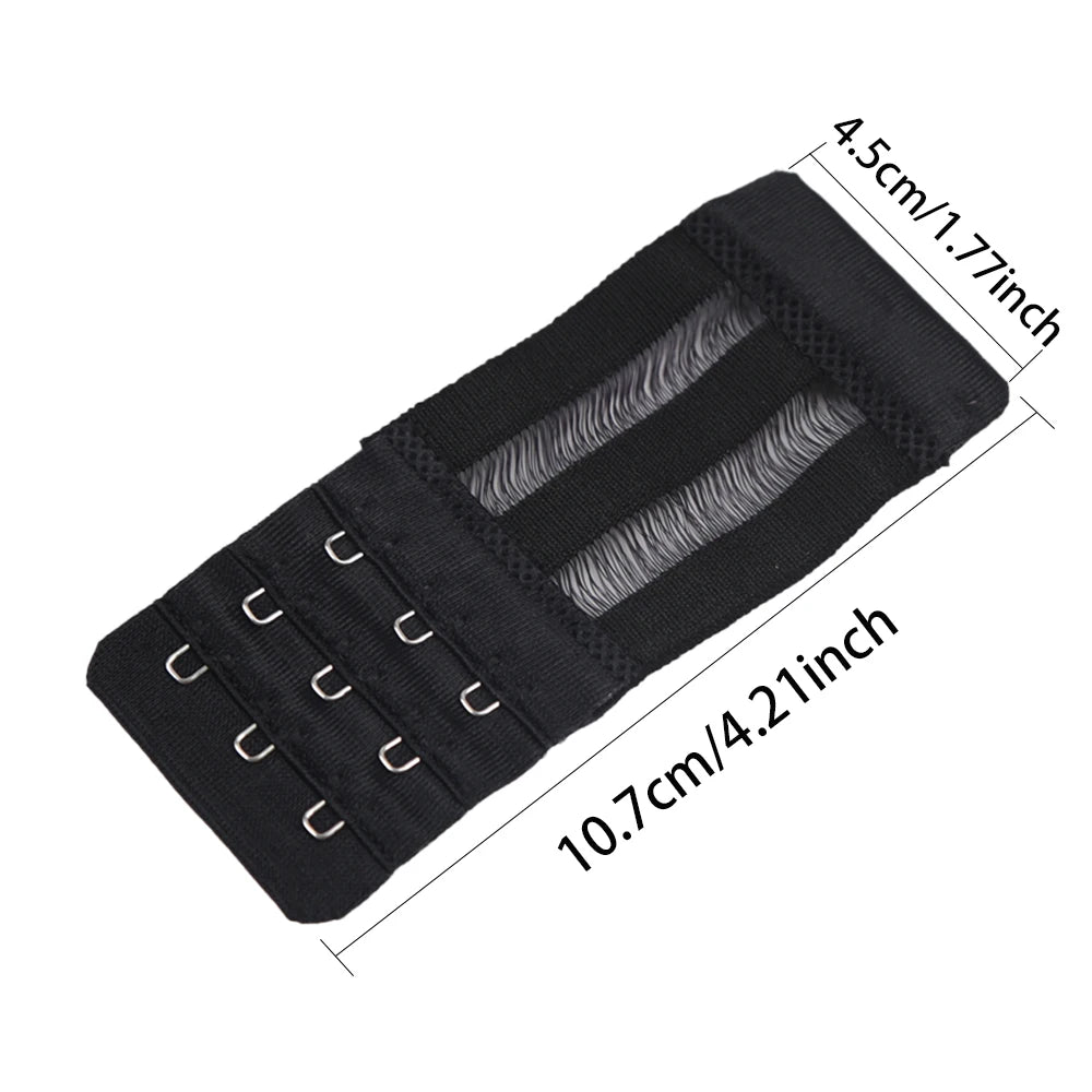 Women 3-Buckle Bra Strap