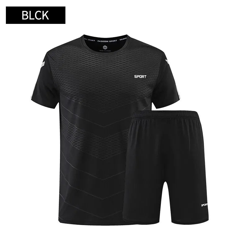 Men Quick-Dry Summer Sports Set