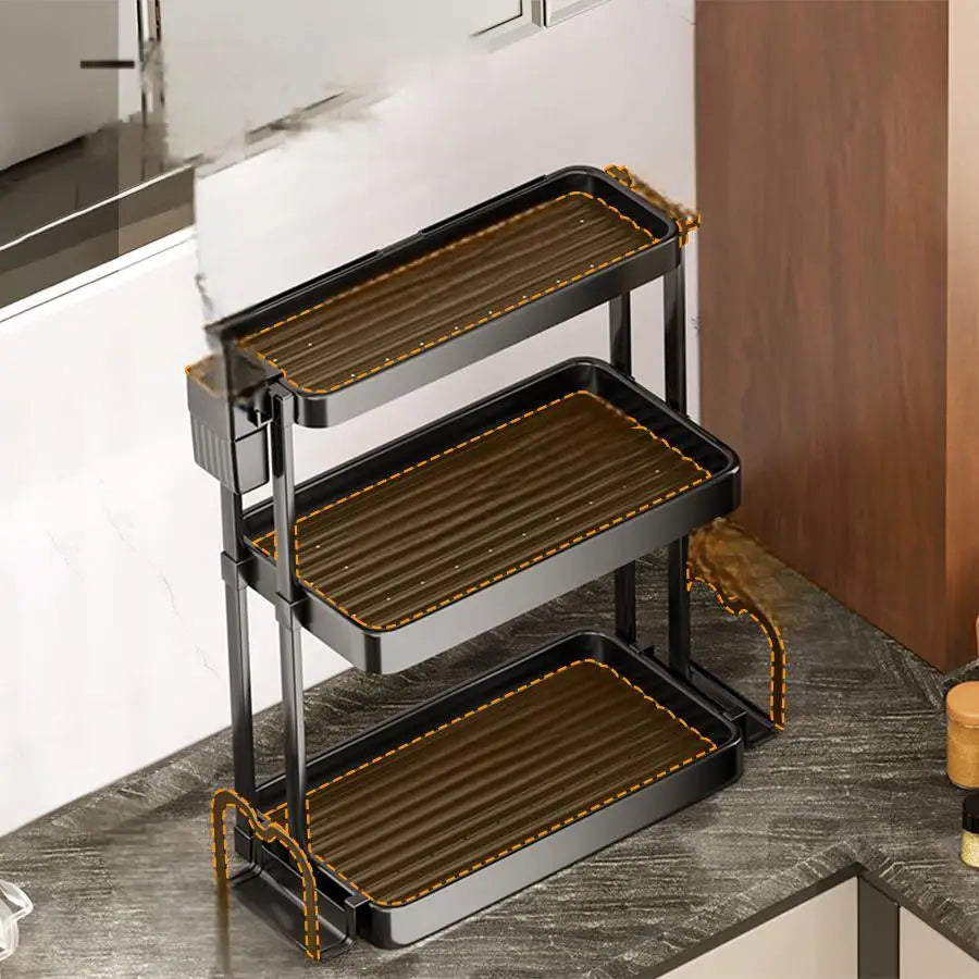 Multi-Purpose Kitchen Spice Organizer Rack