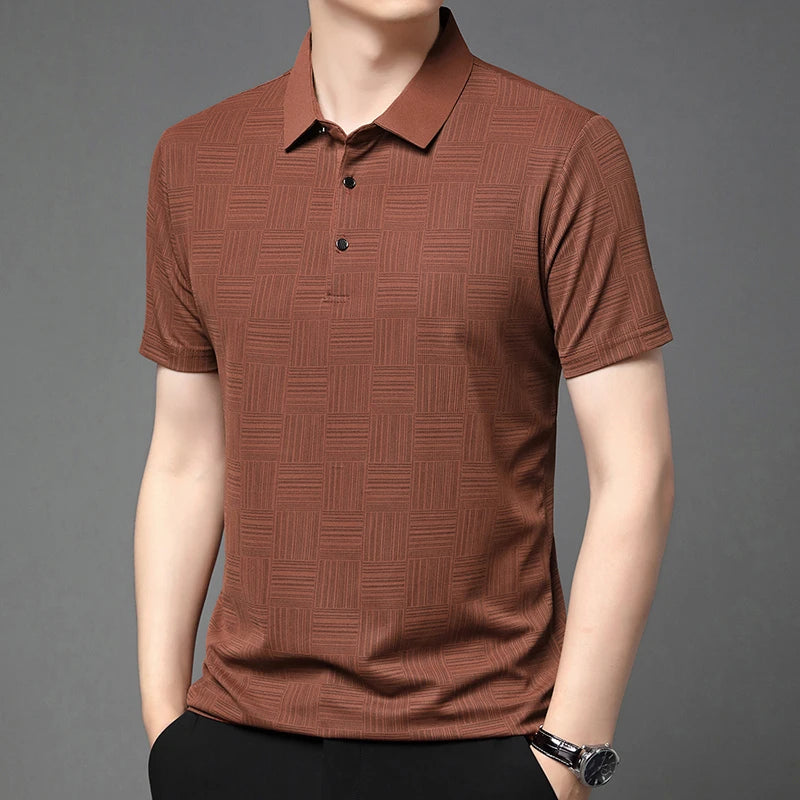 Men Printed Polo Shirt