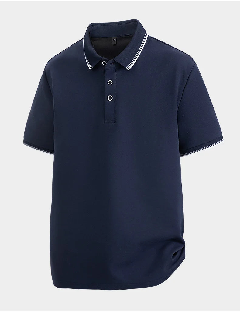 Men Oversize Cotton Golf Polo Shirt