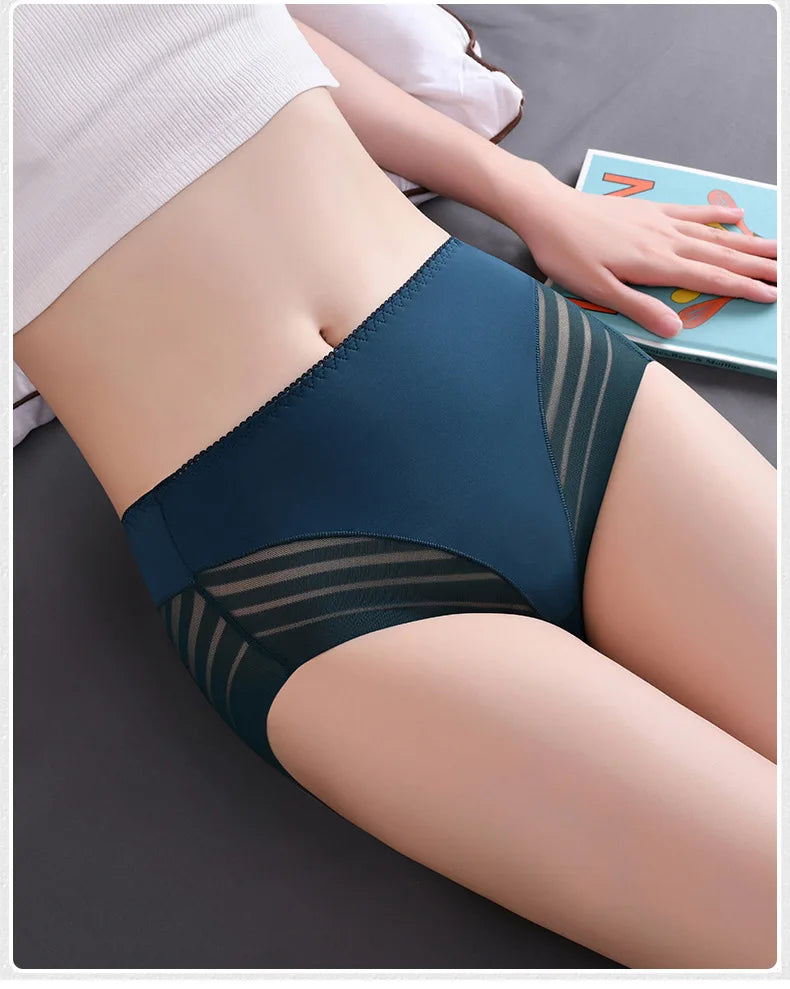 Women Mid-Rise Lace Panties