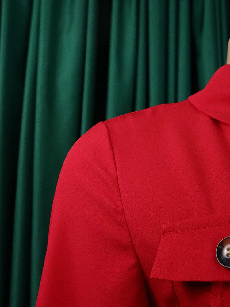 MaxiFit™ – Belted Button Maxi Office Jumpsuit (Work Chic, Waist-Defining & Longline)