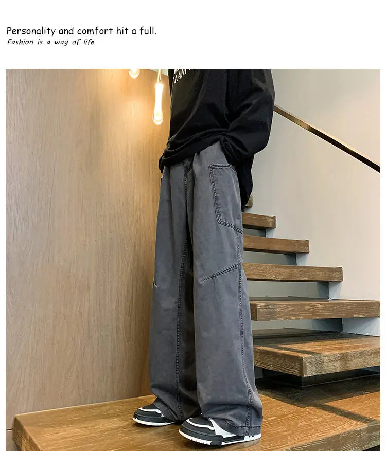 Men’s Oversized Streetwear Cargo Pants
