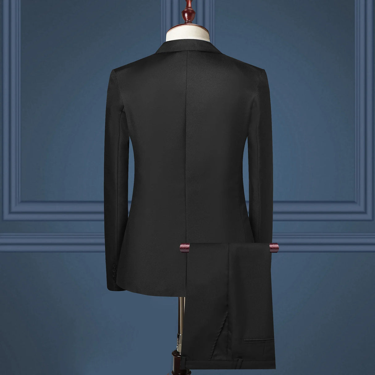 Men Slim Fit Tailored Business Suit