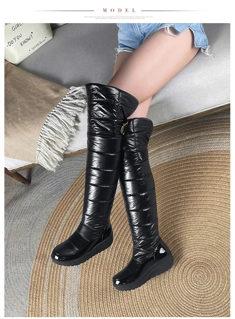 Women Wedge Boots – 2025 Winter