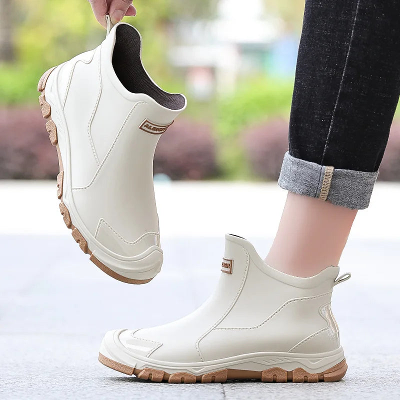 Men Waterproof Rain Boots