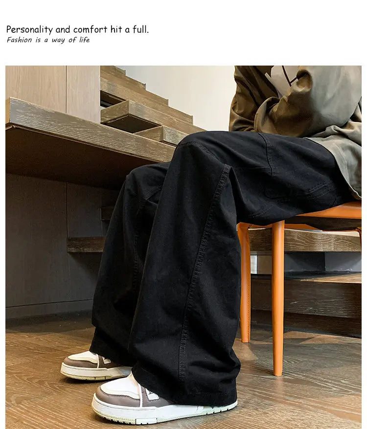 Men’s Oversized Streetwear Cargo Pants