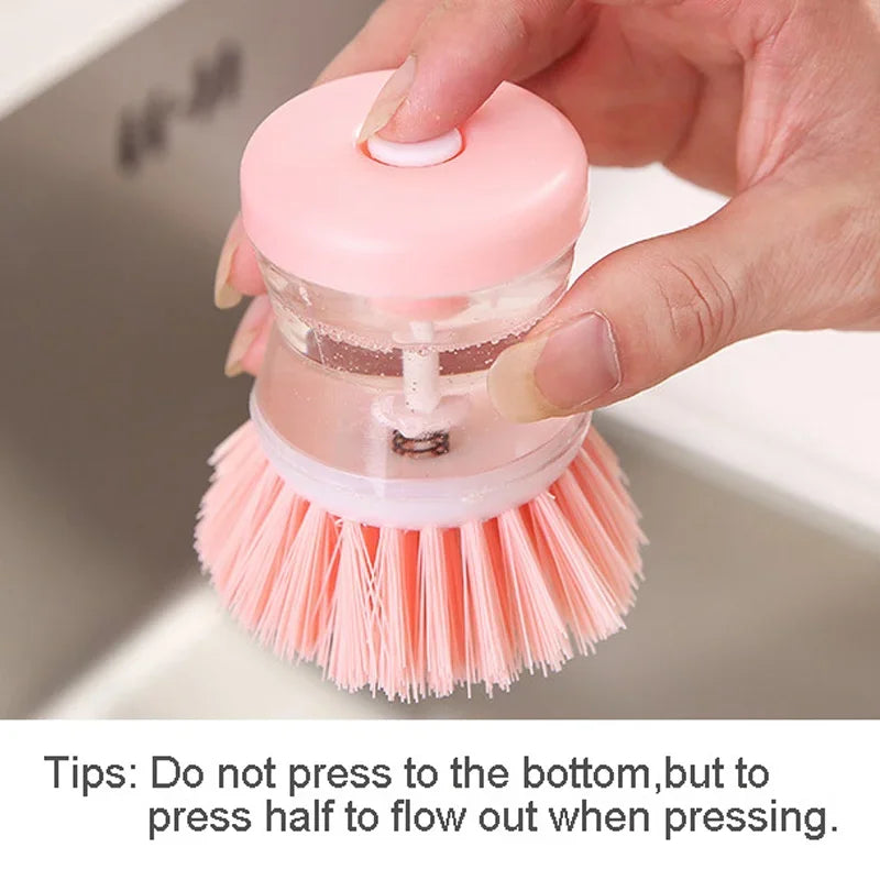 Dish Brush with Soap Dispenser