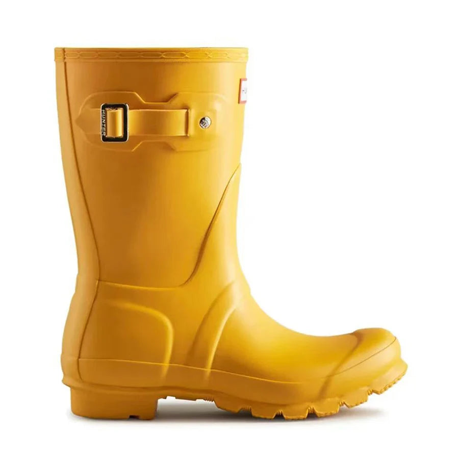 Women Mid Calf Boots Embroidered Leather