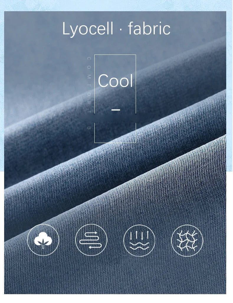 Men Thin Lyocell Jeans