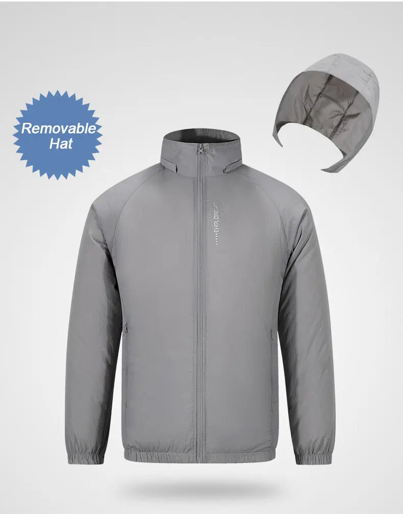 Men Cooling Fan USB Cotton Jacket