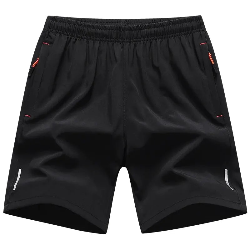 Summer Sports Shorts Men Plus Size Elastic Waist Breathable