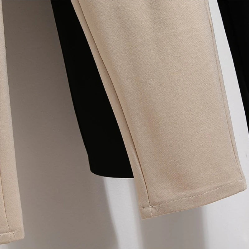 Women's Plus Size High Waist Pants – Autumn Winter