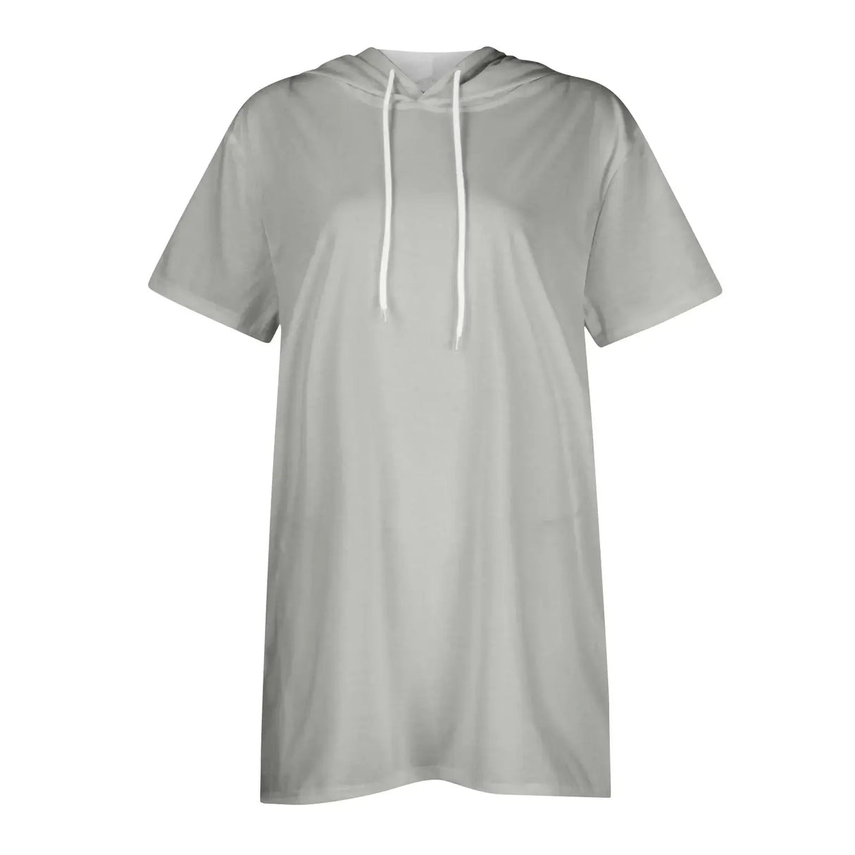 Women Oversized Short Sleeve Hoodie