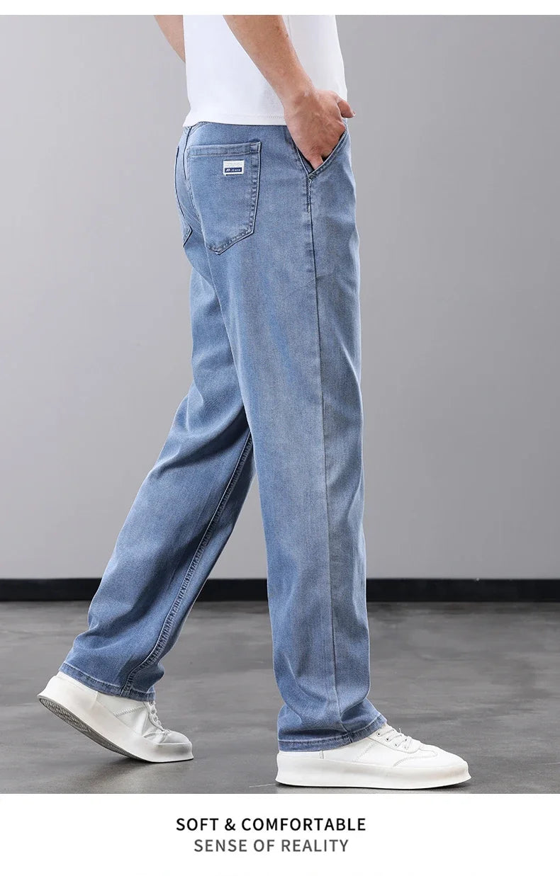 Men Thin Lyocell Jeans