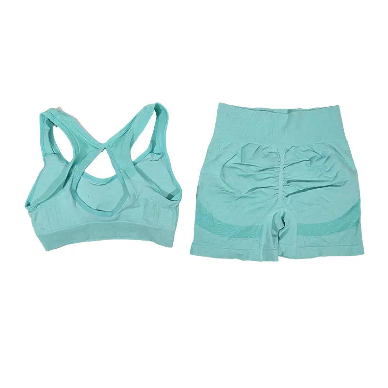 Women Yoga Vest & Shorts Set