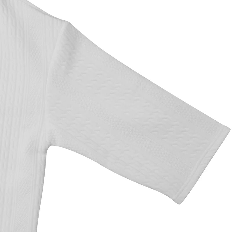 Men Jacquard Shorts Set