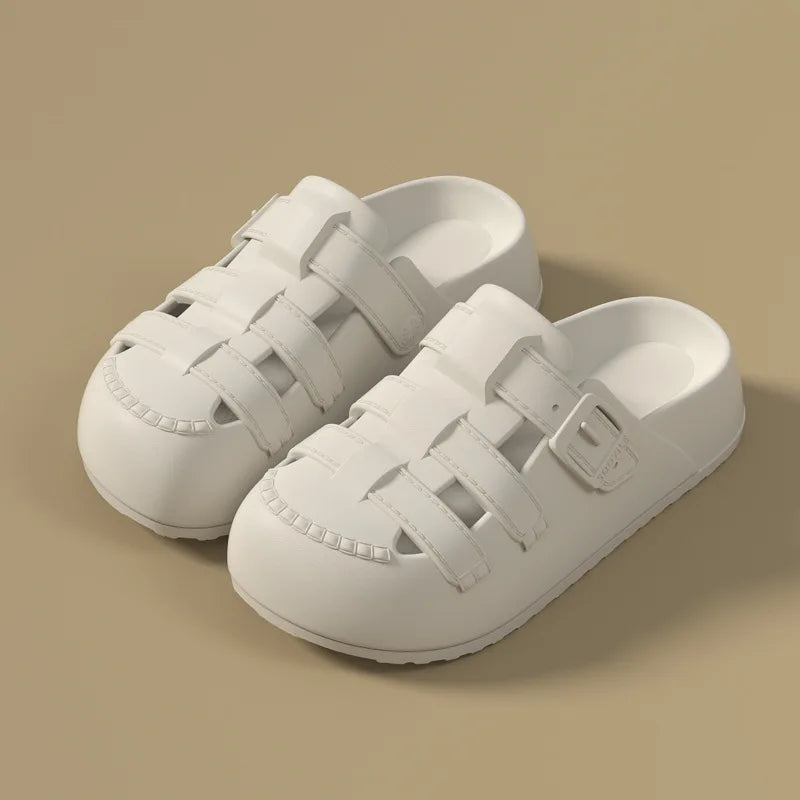 Women Mules Casual Platform Slides