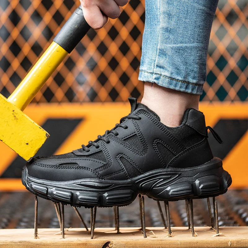 Women Safety Shoes Waterproof Steel Toe Sneakers