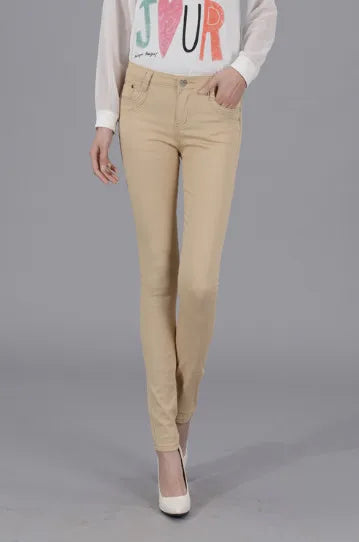 Women White Office Pants