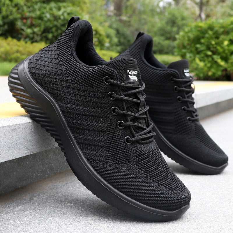 Men Lace Up Training Sneakers