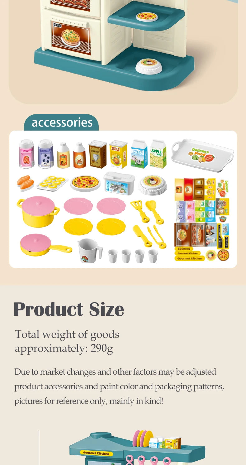 Kids Play Kitchen Accessories Set