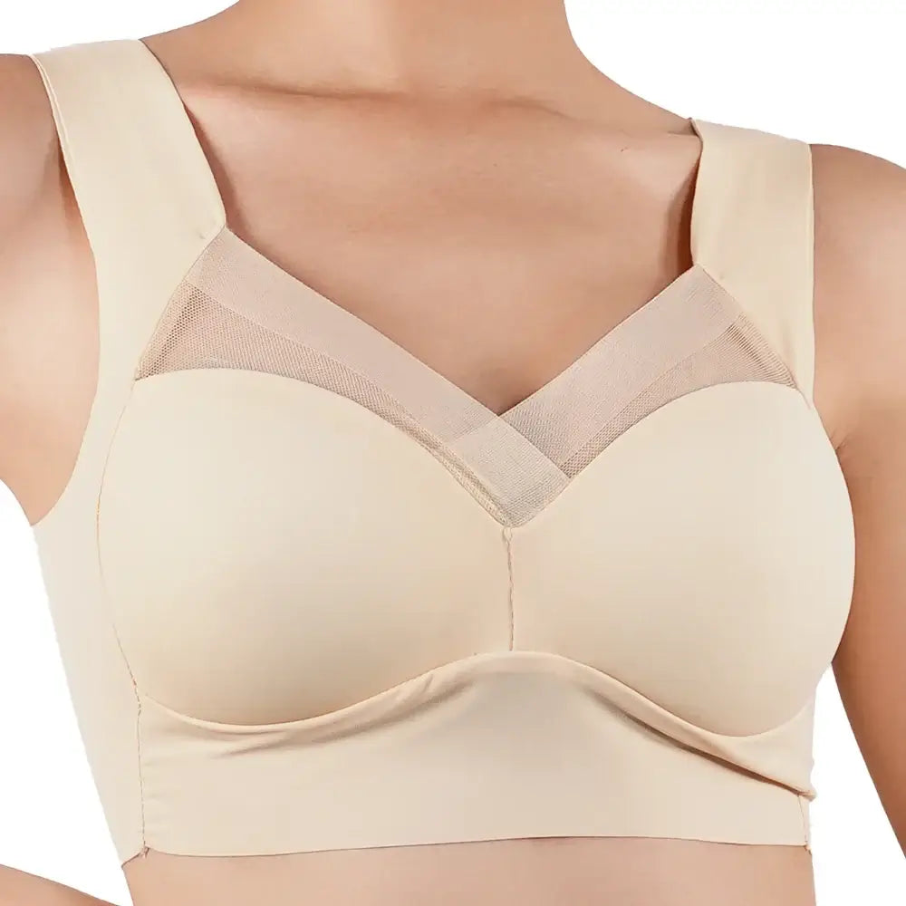 Women Ice Silk Seamless Push Up Bra