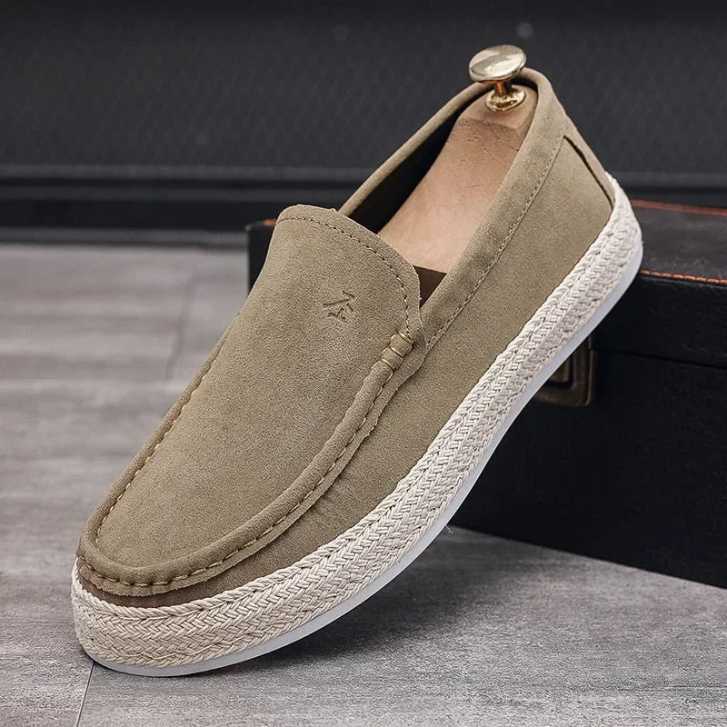 Men’s Suede Loafers Casual Flats