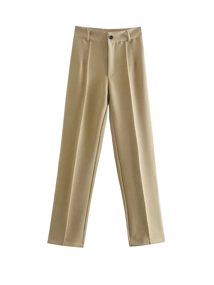 Women Office Straight Pants