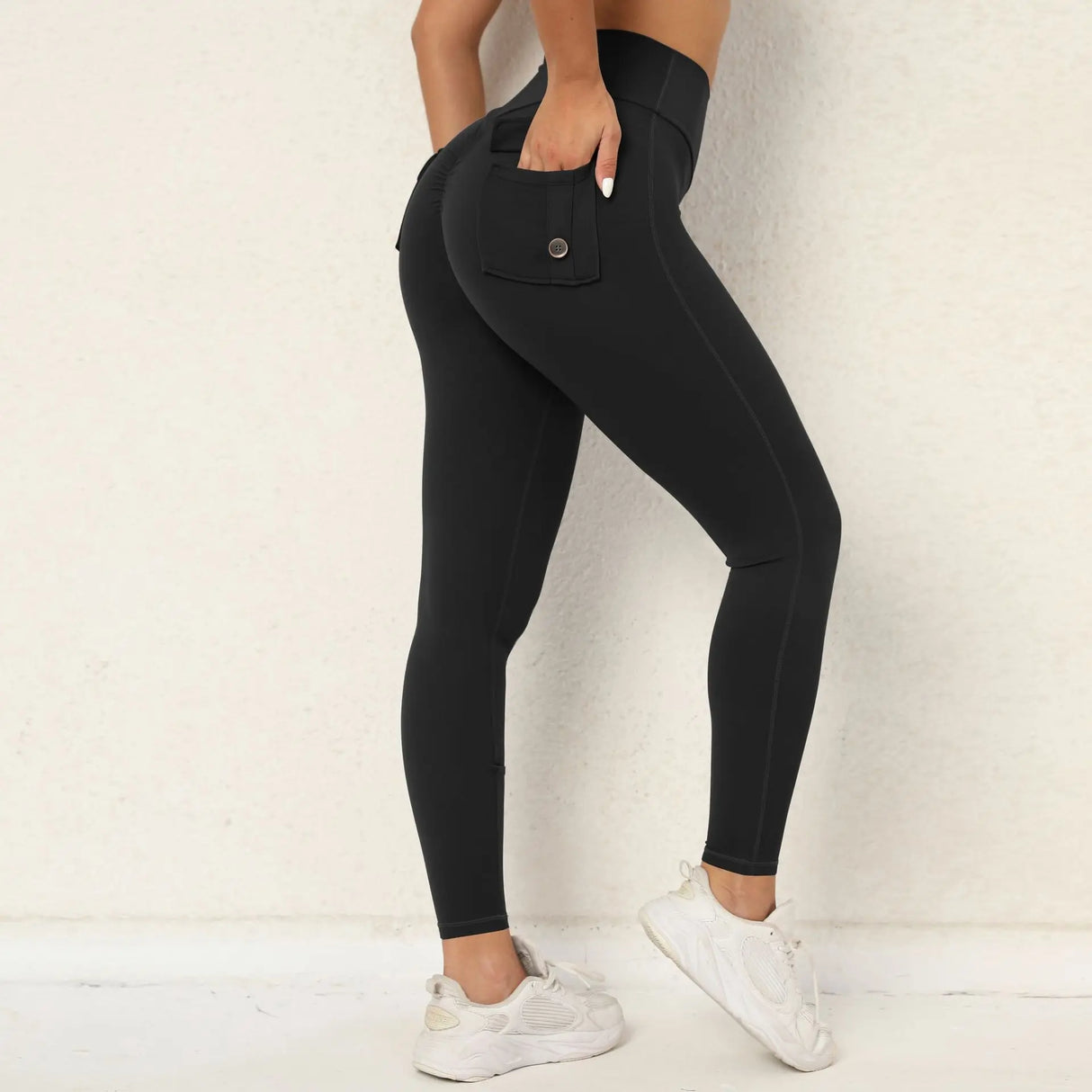 High Waist Push-Up Women's Yoga Pants – Sexy Pocket Workout Leggings