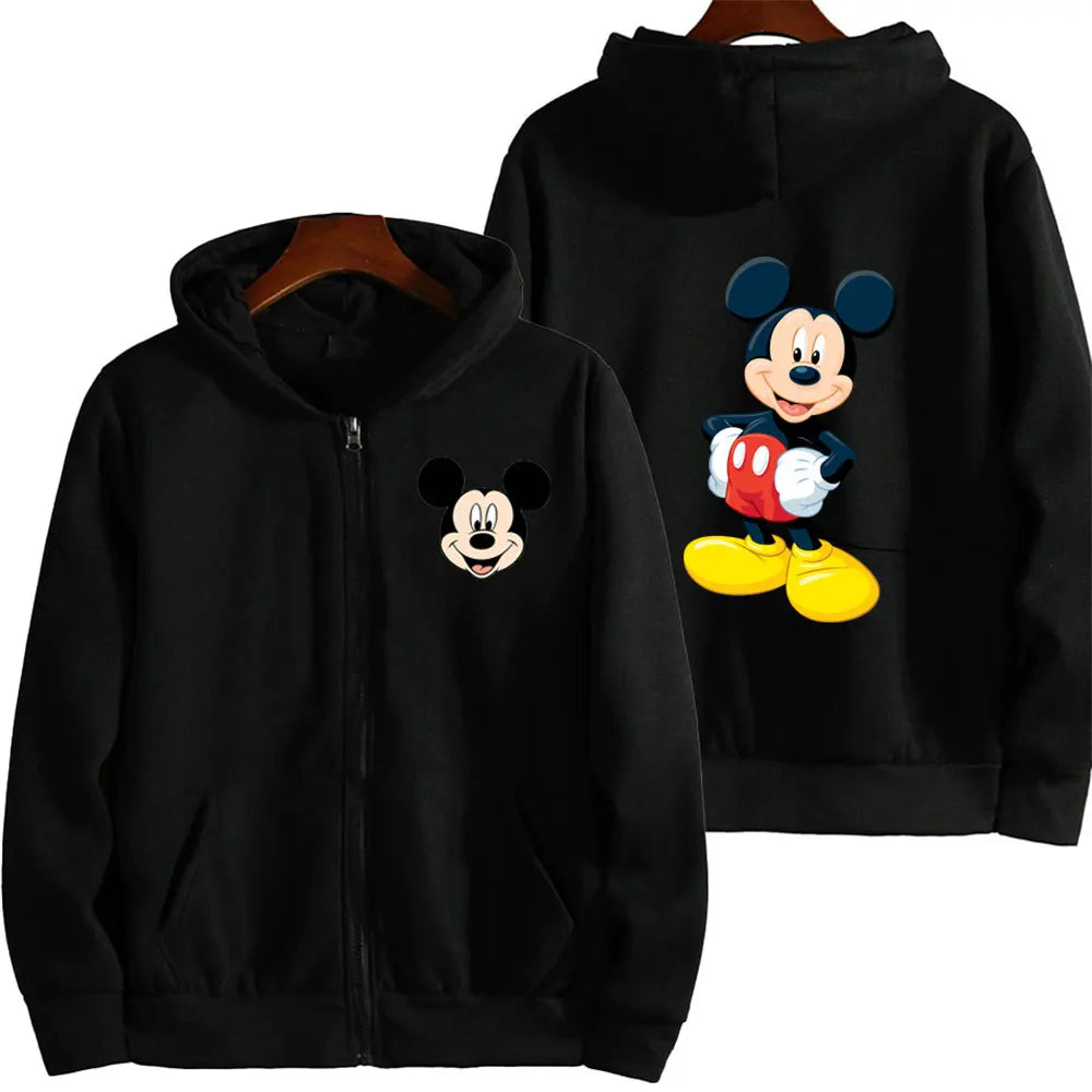 Oversized Mickey Zip Hoodie