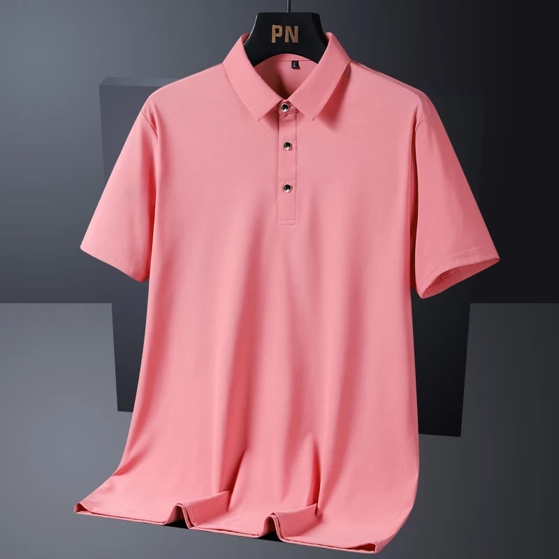 Men Oversize Quick Dry Polo Shirt