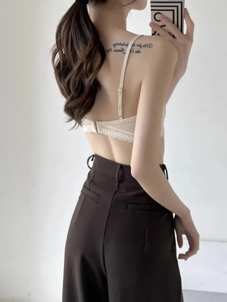 Women French Lace Half Bra