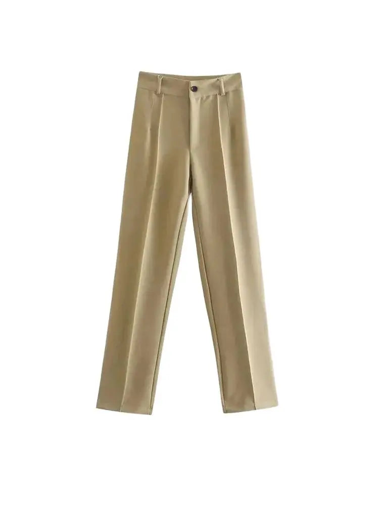 Women Office Straight Pants
