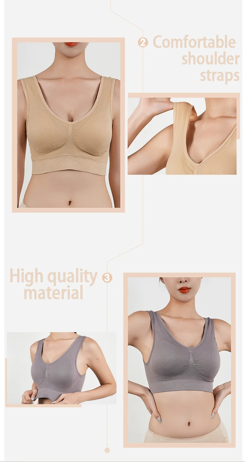 Women Padded Yoga Sports Bra