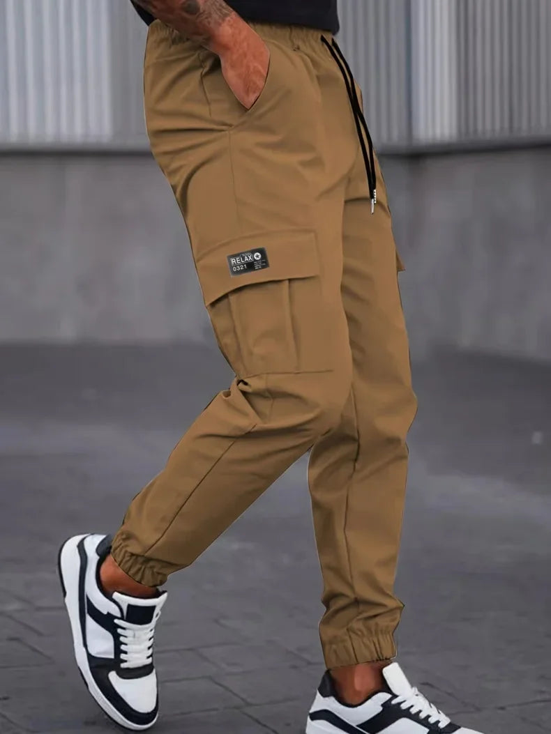Men Ice Silk Cooling Cargo Pants