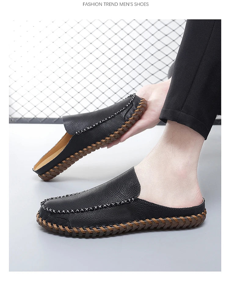 Men Backless Loafers