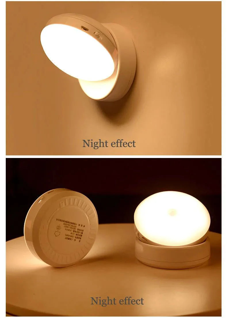 USB Rechargeable LED Night Motion Sensor Light