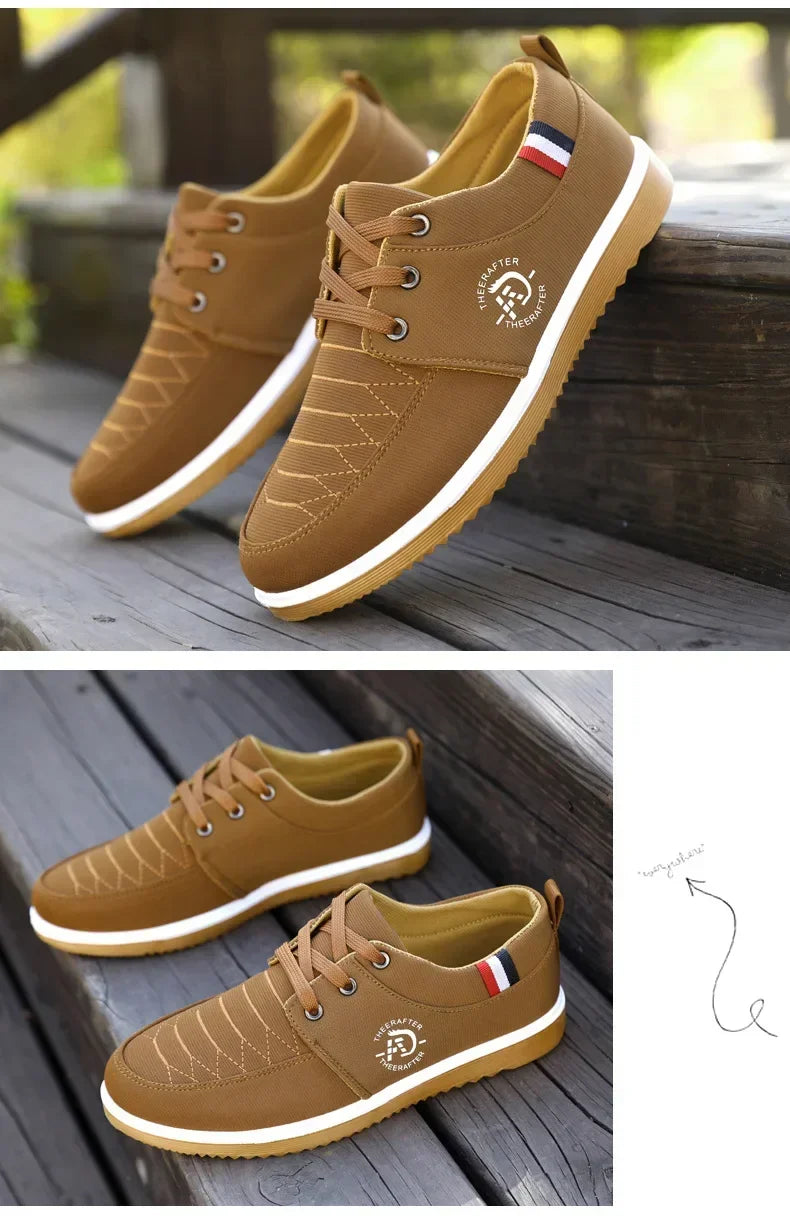 UrbanLift™ Men’s Platform Canvas Sneakers