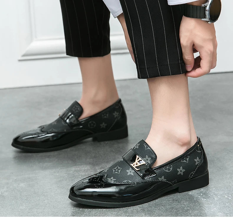 Men British Style Leather Shoes