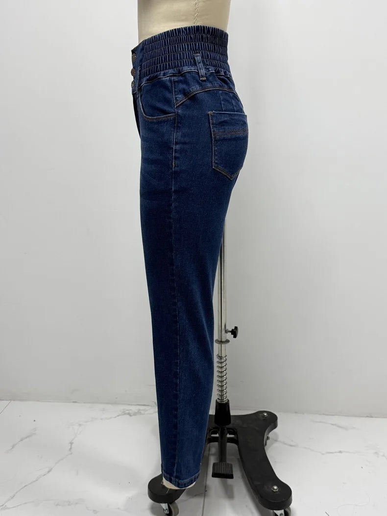 Women Washed Pencil Jeans