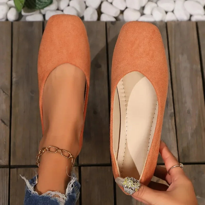 Women’s Square Toe Shallow Casual Ballet Flats