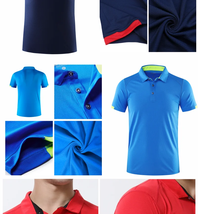 Men Quick Dry Sports Polo Shirt