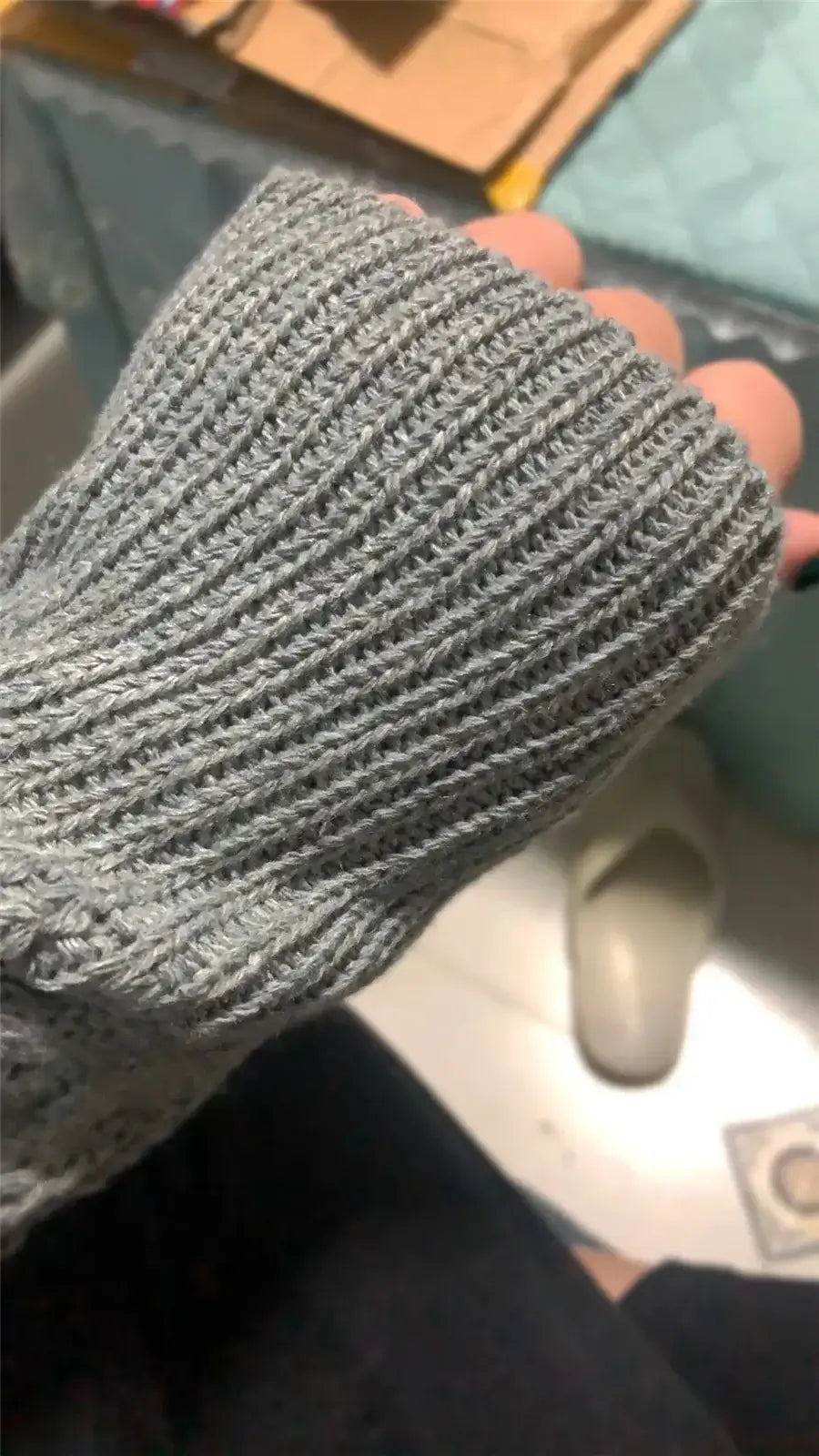 Women Hollow V-Neck Knit Cardigan