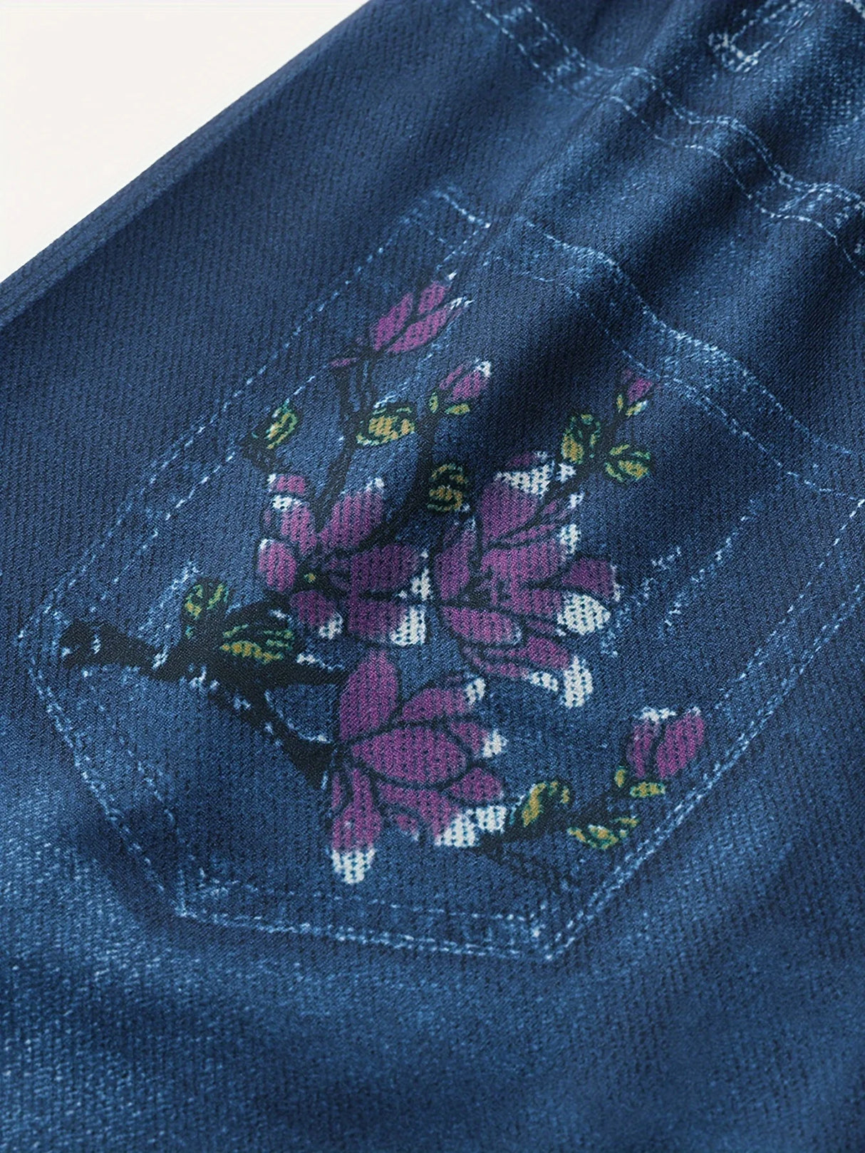 Women's 3-Piece Denim Style Shorts