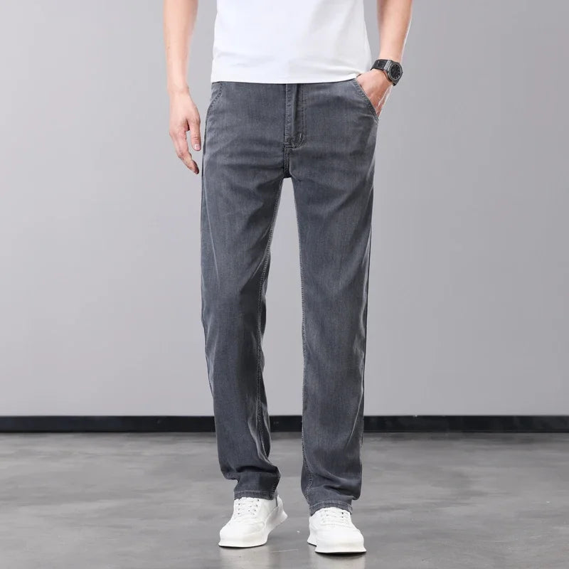 Men Thin Lyocell Jeans