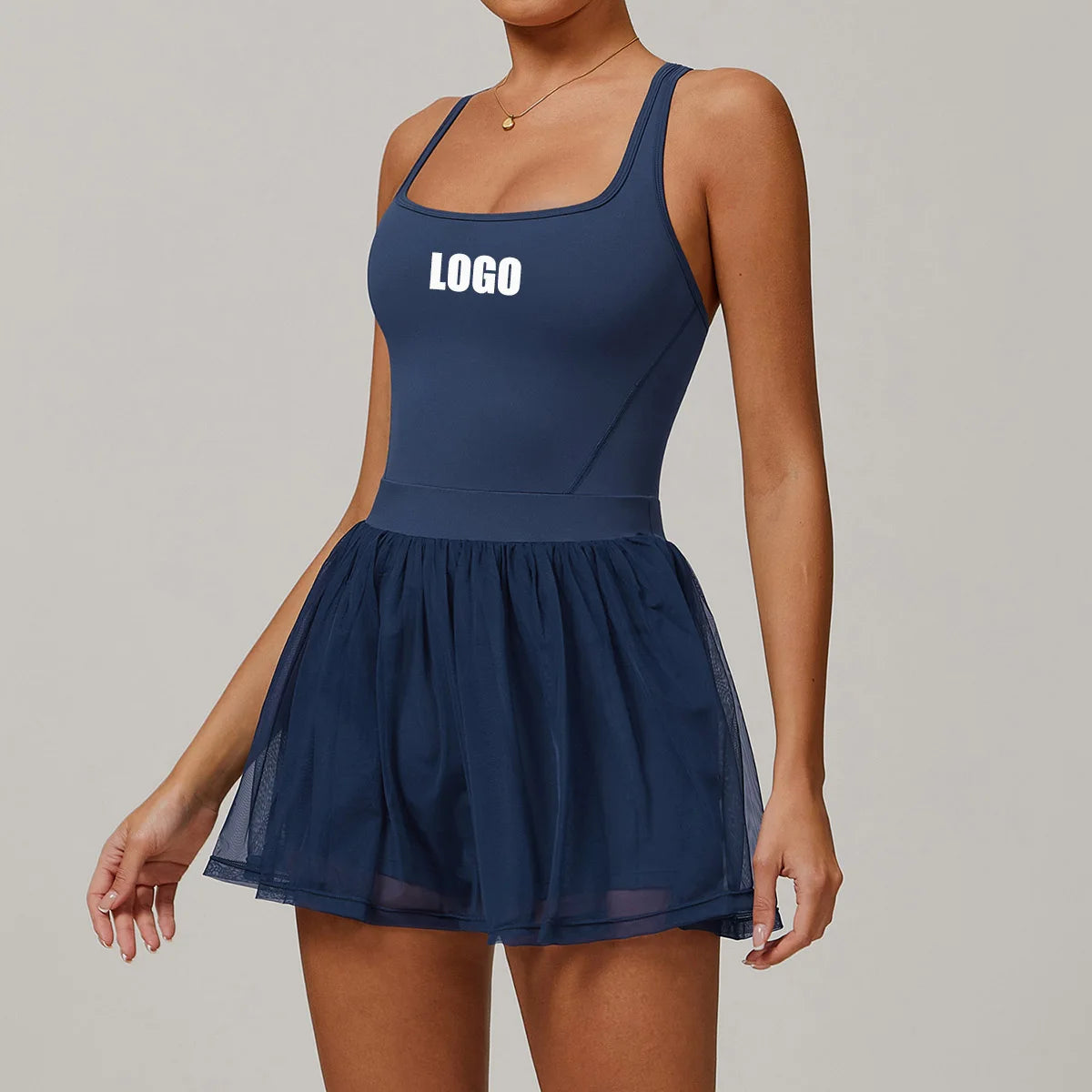 Women Mesh Breathable Tennis Skirt